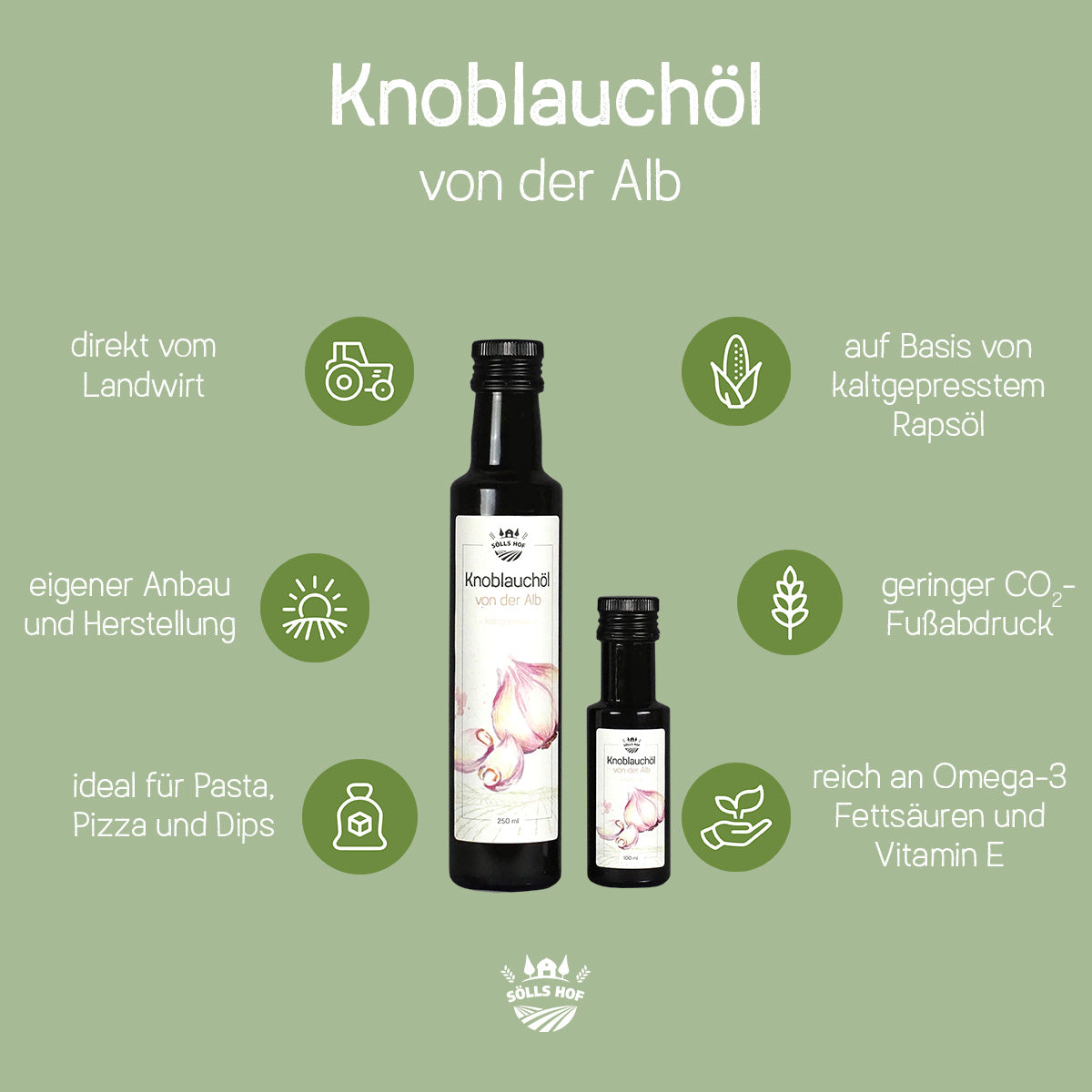 Knoblauchöl von der Alb