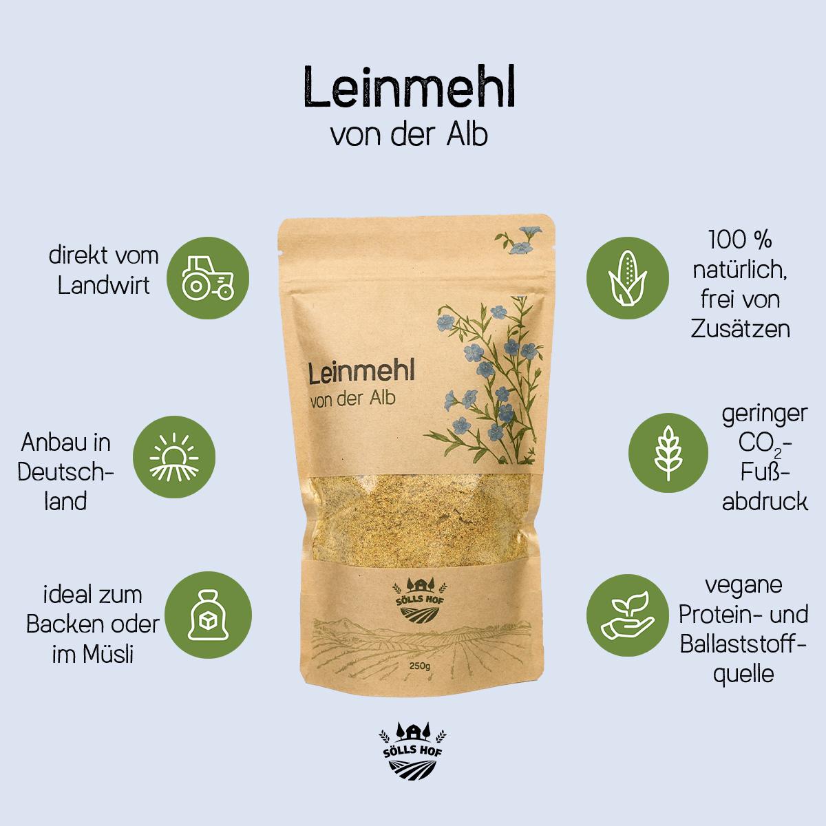 Leinmehl von der Alb