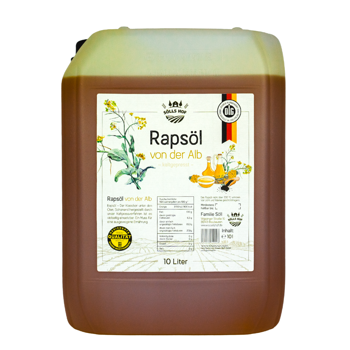 Rapsöl von der Alb