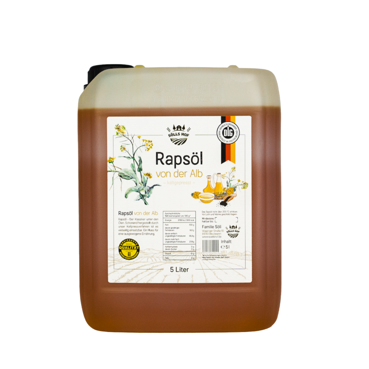 Rapsöl von der Alb