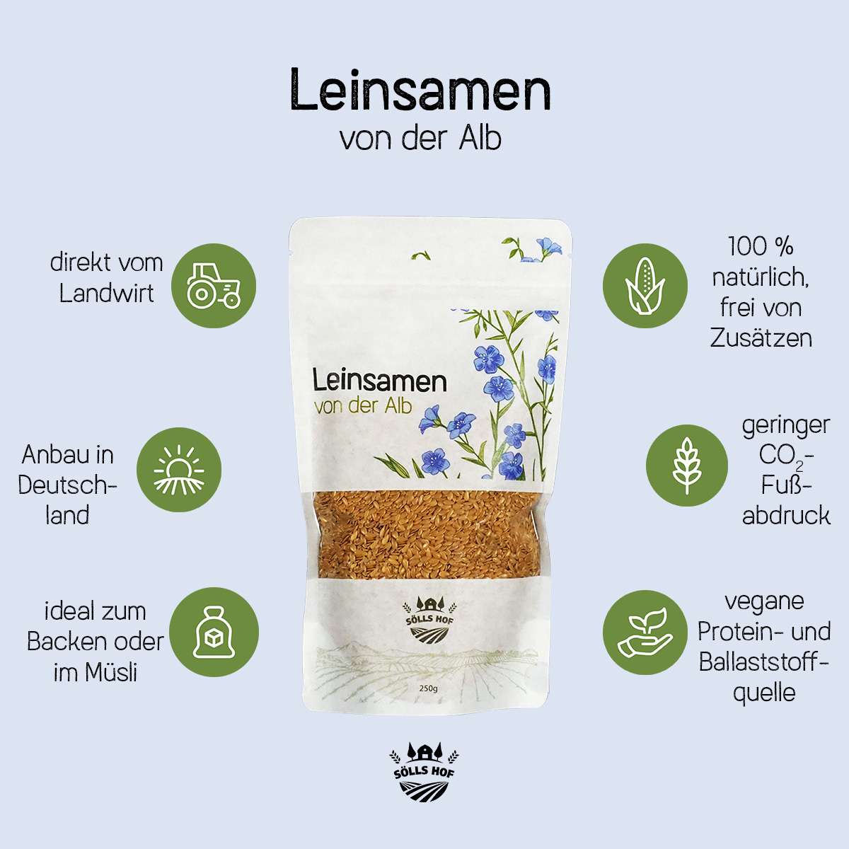 Aromatische Leinsamen kaufen von Slls Hof Aromatische Leinsamen kaufen von Slls Hof